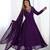 Women's Beautiful Embroidery work Fox Georgette Fabric Flared Anarkali Pant and Dupatta Set