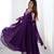 Women's Beautiful Embroidery work Fox Georgette Fabric Flared Anarkali Pant and Dupatta Set