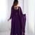 Women's Beautiful Embroidery work Fox Georgette Fabric Flared Anarkali Pant and Dupatta Set