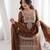 Women's Gorgeous Embroidery Work Crunchy Silk Fabric Straight Kurta Sharara and Dupatta Set