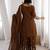 Women's Gorgeous Embroidery Work Crunchy Silk Fabric Straight Kurta Sharara and Dupatta Set