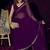 Purple sequin embroidery work georgette designer saree for women