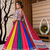 Muslin Cotton Double Layer Lehenga Choli Set With Mirror Work