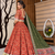 Muslin Cotton Lehenga Choli Set With Mirror Work And Kodi Lace