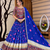 Muslin Cotton Lehenga Choli Set With Mirror Work And Lampi Lace