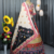 multi color digital print mirror work silk blend lehenga choli