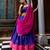 Women South Indian Style Cotton Silk Zari Woven Lehenga Choli