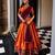 Women South Indian Style Cotton Silk Zari Woven Lehenga Choli