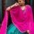 Women South Indian Style Cotton Silk Zari Woven Lehenga Choli