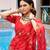 Women's Georgette Printed Free Size Lehenga Choli with Sequins, Embroidery & Mirror Work Dupatta Set