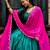 Women South Indian Style Cotton Silk Zari Woven Lehenga Choli
