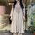 Women's Beautiful Embroidery Work Muslin Cotton Fabric Flared Kurta Pant and Dupatta Set