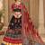 Red Black Navratri Lehenga Choli With Dupatta