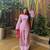 Women's Beautiful Printed Work Cameric Cotton Fabric Straight Kurta Farshi Shalwar and Dupatta Set