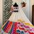 White Multicolour Navratri Lehenga Choli With Dupatta