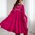 Women's Beautiful Embroidery Work Roman Chanderi Silk Fabric Flared Anarkali Pant and Dupatta Set