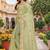 pista color vari silk resham embroidered work sarees