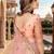 peach color vari silk resham embroidered work sarees