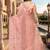 peach color vari silk resham embroidered work sarees