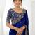 Jimmy choo embroidery work embellished wedding wear saree unstitched blouse piece