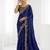 Jimmy choo embroidery work embellished wedding wear saree unstitched blouse piece