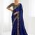 Jimmy choo embroidery work embellished wedding wear saree unstitched blouse piece