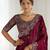 Jimmy choo embroidery work embellished wedding wear saree unstitched blouse piece