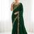 Jimmy choo embroidery work embellished wedding wear saree unstitched blouse piece
