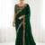Jimmy choo embroidery work embellished wedding wear saree unstitched blouse piece