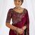 Jimmy choo embroidery work embellished wedding wear saree unstitched blouse piece