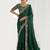 Jimmy choo embroidery work embellished wedding wear saree unstitched blouse piece