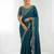 Jimmy choo embroidery work embellished wedding wear saree unstitched blouse piece