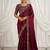 Jimmy choo embroidery work embellished wedding wear saree unstitched blouse piece