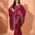 Jimmy choo embroidery work embellished wedding wear saree unstitched blouse piece