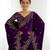 Jimmy choo embroidery work embellished wedding wear saree unstitched blouse piece