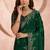 Jimmy choo embroidery work embellished wedding wear saree unstitched blouse piece