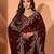 Jimmy choo embroidery work embellished wedding wear saree unstitched blouse piece