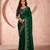 Jimmy choo embroidery work embellished wedding wear saree unstitched blouse piece