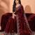 Jimmy choo embroidery work embellished wedding wear saree unstitched blouse piece