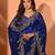 Jimmy choo embroidery work embellished wedding wear saree unstitched blouse piece