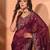 Jimmy choo embroidery work embellished wedding wear saree unstitched blouse piece