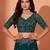 Jimmy choo embroidery work embellished wedding wear saree unstitched blouse piece