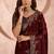 Jimmy choo embroidery work embellished wedding wear saree unstitched blouse piece