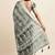 green shibori/tie & dye print cotton blend ready to wear saree with pocket | pre draped party wear saree