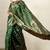 green leheriya silk blend ready to wear saree | pre draped party wear saree