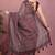 geometric print cotton blend ready to wear saree with pocket | pre draped party wear saree