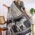 white floral print cotton blend ready to wear saree with pocket | pre draped party wear saree