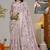 pink floral print silk blend ready to wear saree with pocket | pre draped party wear saree