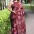 floral print chiffon ready to wear saree | pre draped party wear saree