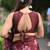 floral print chiffon ready to wear saree | pre draped party wear saree